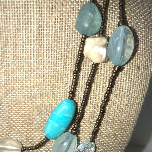 Beaded Multi-Strand Necklace - Picture 2 of 4